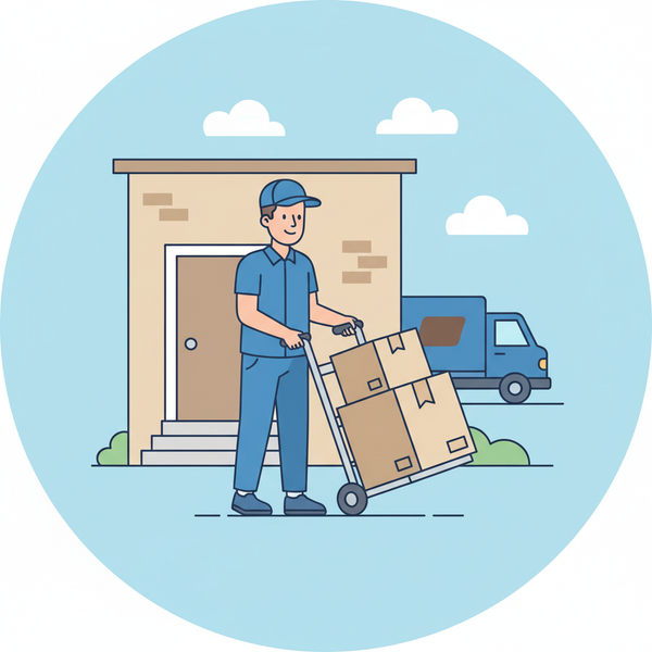 Pickup from building